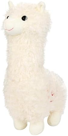 VENMO Soft Cartoon Alpaca Plush Toy Jumbo Stuffed Smile Animal Doll Interactive Toys Collection Birthday Gift For Kids (A)