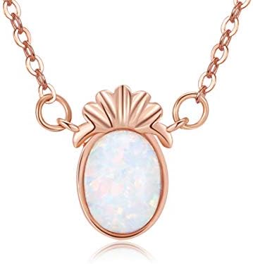 Rose Gold Pineapple Necklace - Friendship Pendant Necklace & Reminder of Your Perfect Tropical Vacation!