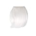 MapofBeauty Clip in Oblique Bangs Hair Extensions Hair Accessories (White)thumb 2