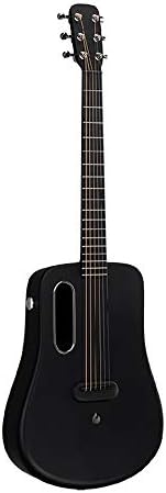 Guitar HuAma Male And Female Adult Students 36 Inch Carbon Fiber Electric Box Travel (White) Unknown Binding