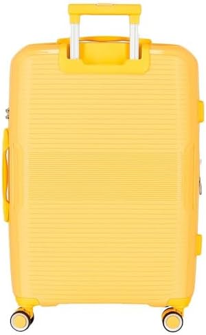 Joumma Bags Inari - Valigia rigida ABS, diverse dimensioni, nero, verde, rosso, grigio, poliestere, giallo, Taglia unica, Set 2 valigie