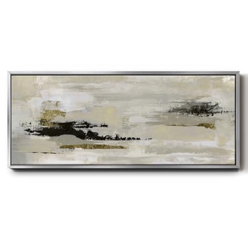 Renditions Gallery Abstract Framed Art Decor Summer Saffron Minimalistic Canvas…
