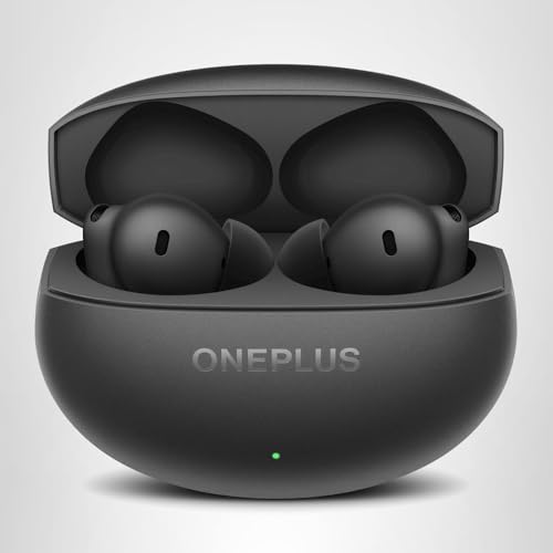 OnePlus Buds 4, Auriculares Inalámbricos Bluetooth, Gris Tormenta, E513A, Auriculares Internos con Cancelación Activa de Ruido