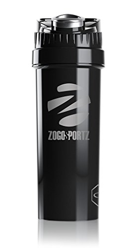 6 Pack Fitness Insulated Meal Prep Bag, Innovator 500 Stealth Black w/Bonus Zogosportz Cyclone Shaker - Thumbnail 6