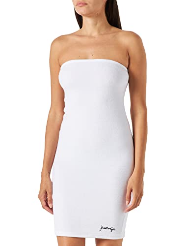 KENDALL & KYLIE K&K W Beach Strapless Dress KKW3611613 Vestimenta Casual, Off White, M De Las Mujeres