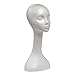 Case Pack of 2 Giell Styrofoam Foam Mannequin Long Neck Wig Head Display