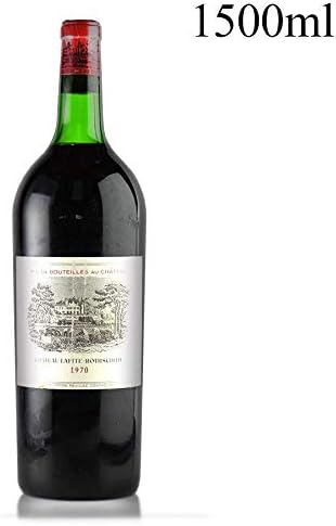 Amazon Co Jp シャトー ラフィット ロートシルト 赤ワイン シャトー ラフィット ロートシルト 1970 マグナム 1500ml キャップシール不良 ロスチャイルド フランス ボルドー 赤ワイン 通販 食品 飲料 お酒