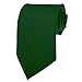 K. Alexander Hunter Green Necktie SOLID Mens Neck Tie Satin
