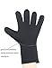 OMGear Neoprene Gloves Diving Wetsuit Gloves 3mm 5mm Glued Anti-Slip Flexible Thermal with Adjustable Waist Strap for Snorkeling Scuba Diving Surfing Kayaking Rafting Spearfishing Sailing (black, La)