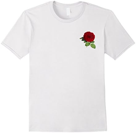 Mens Rose T-shirt 2XL White