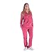 Leehanton Velour Tracksuit Womens 2 Pieces Outfits Set Zipper Hoodie and Sweatpants Solid Jogging Suits