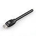 O Pen Buttonless Stylus Red LED Compatible with 510 Threading (Black)
