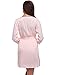 Aibrou Womens Satin Sleepwear 2 Piece Set Lace Cami Nightgown and Robe