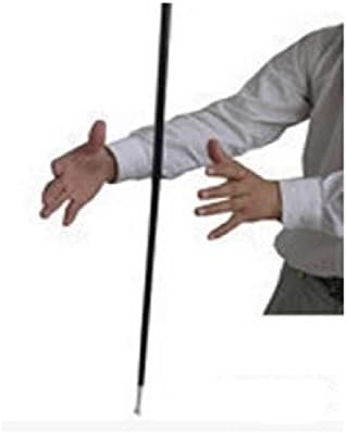 Aluminum Dancing Cane Black Magic Trick Accessoriesstage magic props
