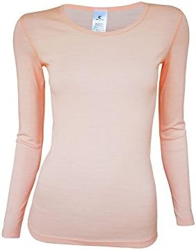 Utenos Merino Wool Ultra Soft Woman Longsleeve Shirt Base Layer Made in Europe Union