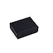 JewelrySupply Black Matte Paper Cotton Filled Jewelry Box #11 (Case of 100)