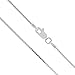 14K Solid White Gold 1mm Box Chain Necklace - 20 Inches