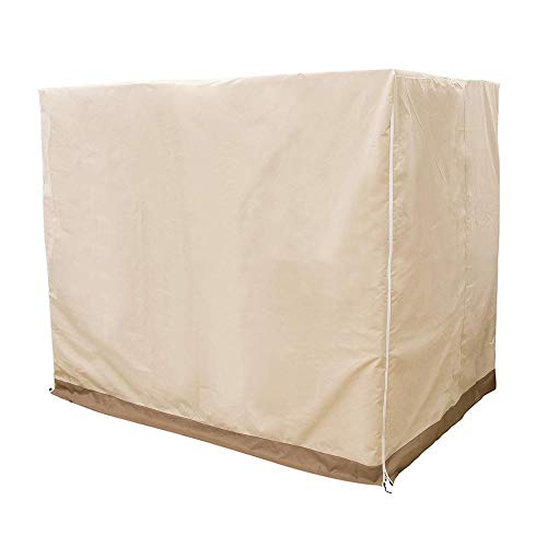 Garden Swing Cover Waterproof Outdoor Furniture Dust Cover Suitable for Outdoor Hammock Furniture Swing Chair Etc(Small)