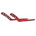 DIYTuning New Aluminum Grab Handles GraBars for Jeep Wrangler 2007-2017 2 4 Door (Rear Red)