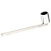 MUXSAM 1Pc 7.5x0.9in Candle Extinguisher Snuffer Candlesnuffers with Long Handle & Straight Tube for Tea Light Candles Wedding Altar Fireplace Church Wedding Candle Fire Extinguishing(Silver.)