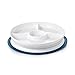 OXO Tot Stick & Stay Suction Divided Plate, Navy primary