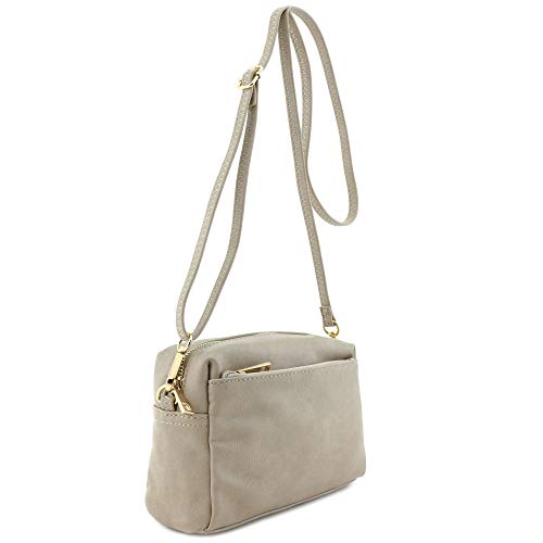1 Small+Triple+Crossbody+Beige+Brick