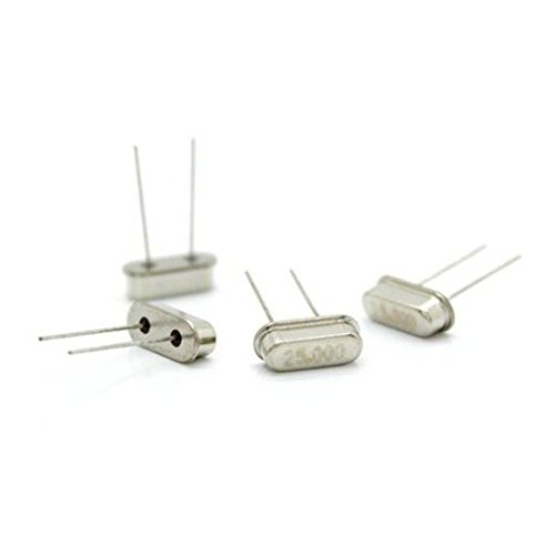 Optimus Electric 20pcs 25 MHz Quartz Crystal Oscillator 49S For Stable Clock Signal Used in Clocks, Radios, Computers, Watches, Electronic Devices from - Thumbnail 2