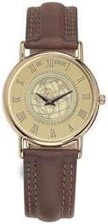 US Naval Academy - Men's 18K Gold 7M Watch Brown