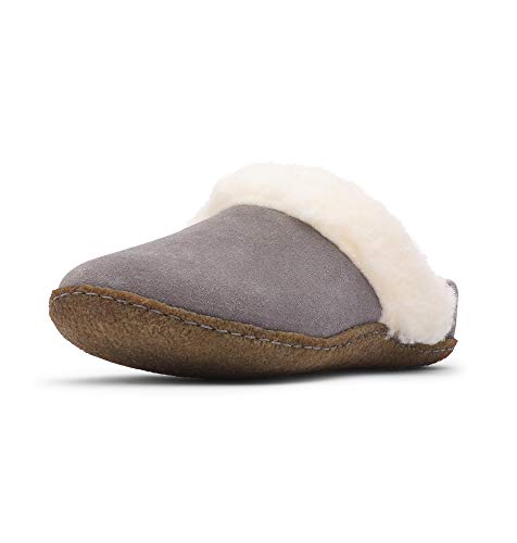 Sorel-Womens-Nakiska-Slide-II-House-Slippers-with-Suede-and-Faux-Fur-Lining