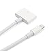 Lightning to 30-Pin Adapter, AKwor 8 Pin to 30 Pin Charging Cable Adapter Converter for Phone 7, 7 Plus, 6S, 6S Plug, 5S, 5C, ipad - White 20CM