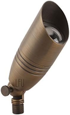 LFU Brass Constructed Spot/Up/Accent Light. Low Voltage. Antique Bronze Finished Available. (1, Bismarck)