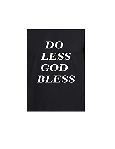 ALLNTRENDS-Mens-T-Shirt-Do-Less-God-Bless-Positive-Inspiration-Shirt