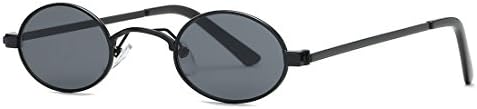 Kimorn Sunglasses Small Round Metal Frame Oval Candy Colors Unisex Sun Glasses K0577