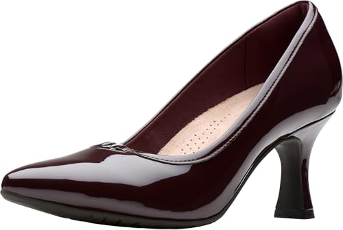 Clarks Women's Kataleyna West Merlot Synthetic 11 Wide at Amazon