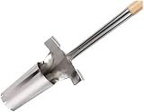 Kent & Stowe Stainless Steel Long Handle Bulb Planter Ash Wood T Grip 4 Inch view 3