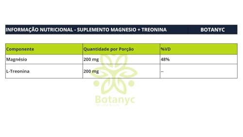 Treonato (Magnésio + Treonina) 60caps - Flora Nativa