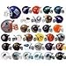 32 NFL Mini Football Helmets