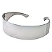 grinderPUNCH Silver Mirror Futuristic Shield Sunglasses Deal Glasses