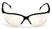 Pyramex Venture II Safety Eyewear, Indoor/Outdoor Mirror Anti-Fog Lens With Black Frame