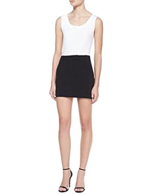 Theory Evan Priceless Stretch Viscose Blend Black Skirt - Size 8