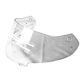 TORC Unisex-Adult T14B T14 Mako Flag Full Face Replacement Helmet Shield (Anti-Fog Clear), Free Size