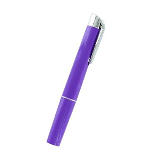 Timesco D85.030 Pen Torch Reusable with Batteries, Purple