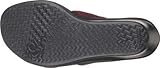 Skechers Women's Rumblers Two Strap Slide Wedge Sandal, Wine,7 B(M) US