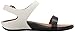 FitFlop Women's Banda Micro-Crystal Dress Sandal, Black/White, 8 M US