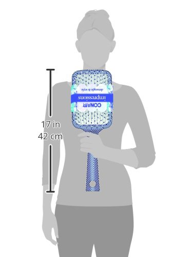 Conair Impressions Hair Brush, Paddle, Colors May Vary