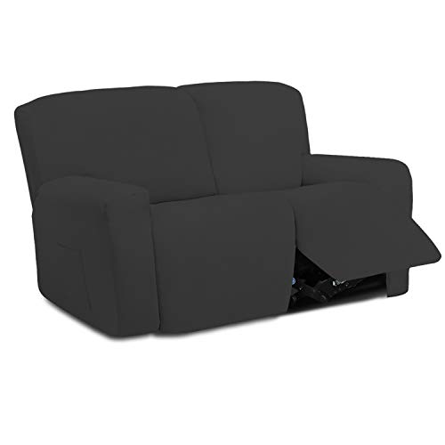 Easy-Going 6 Pieces Microfiber Stretch Sectional
