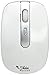 SHHHMOUSE Silent Wireless Mouse for Laptop Small Compact Cordless Computer Mice with USB 2.4 GHz – Quiet Click, 3 DPI Levels, Travel Mouse – Portable for PC, Chromebook [White]