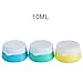 Mudder Silicone Cosmetic Containers Cream Jar with Sealed Lids, 3 Pieces (10 ml)