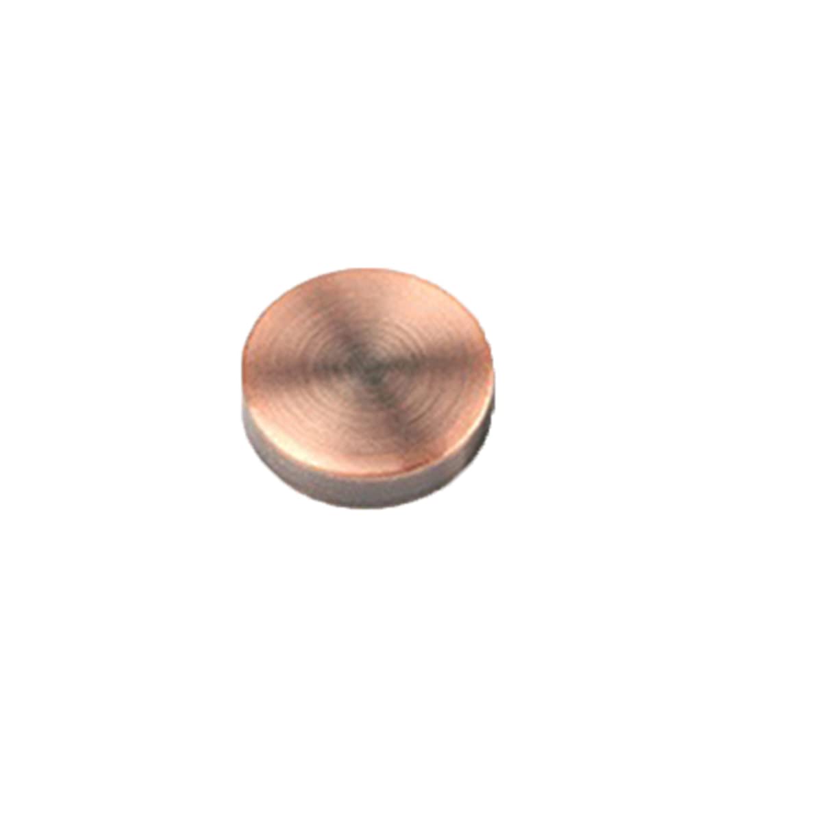MACHSWON Mirror Screws 10mm Pure Copper Flat Mirror Screw Cap Cover Mirror Nails For Decorative Mirror, Sign/Advertising Hardware, Nails, Construction(Red Bronze)