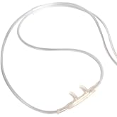 Salter Labs 7Ft Salter Style Adult Oxygen Nasal Cannula with Safe 3-Channel Design, Thread Grip Connector 16SOFTTG-7